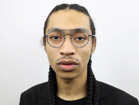 Man wearing these SEE Eyeglasses