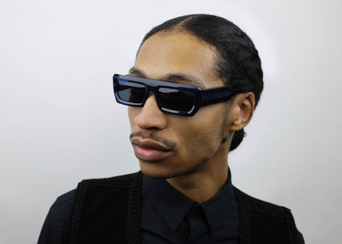 man wearing these SEE Eyeglasses