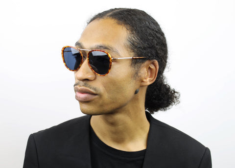 man wearing these luxury designer SEE sunglasses