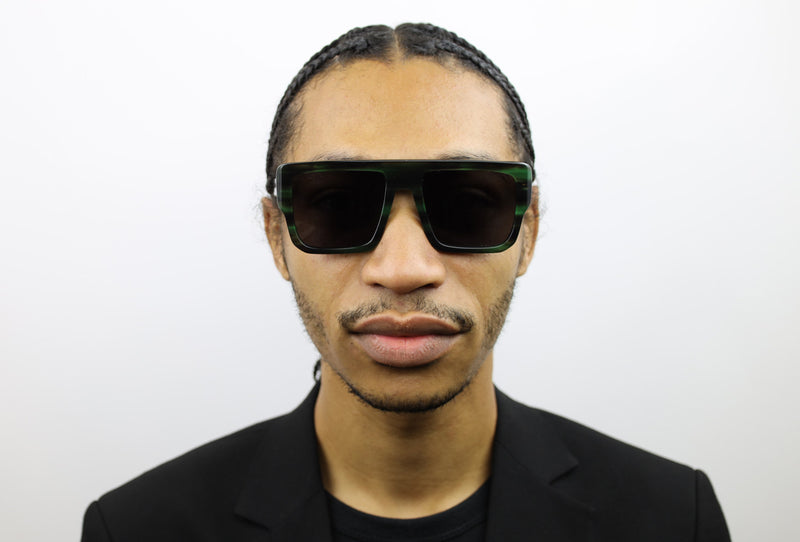 Man wearing these luxury designer SEE Sunglasses