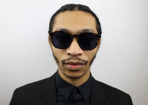 man wearing these luxury designer SEE sunglasses